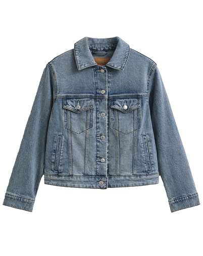 Gant - Denim Trucker Jakke - Semi Light Blue